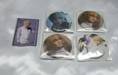 ま*中様 髭切単騎 夢幻泡影 ハーフブロマイド 缶バッジ セット