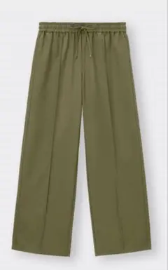 GU プルオンパンツMサイズ オリーブ