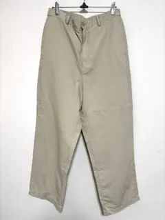 UNIQLO リネンブレンドリラックスストレートパンツ XL