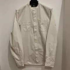 RRL / Ralph Lauren ドット柄 バンドカラーシャツ XS