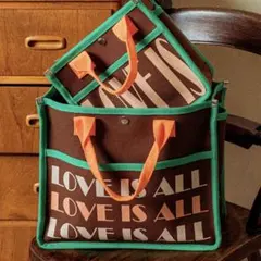 【新品未使用】韓国 LOVE IS BAG トートバッグ