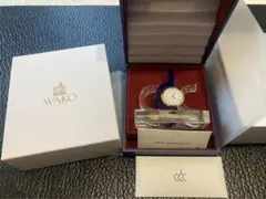 【非売品】WAKO 置時計 キャリアデザインセンター30周年時計