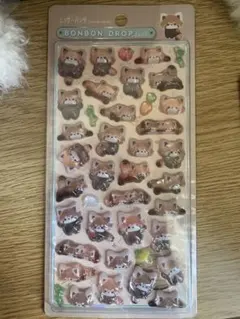 BONBON DROP アライグマ シール