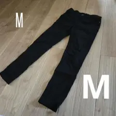 お*♫様 ブラック スキニーパンツ ボタン付き