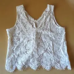 【美品】ロペピクニック　レース　ノースリーブ　チュニック