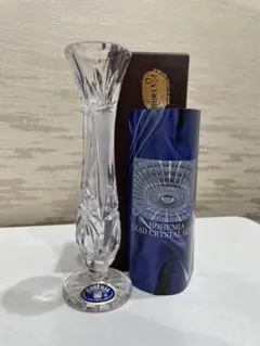 BOHEMIA CRYSTAL ボヘミアクリスタルガラス 花瓶 一輪挿し 箱付のサムネイル