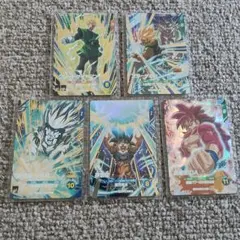 グレートサイヤマン、ゴジータ:BR、孫悟飯:少年期、7弾孫悟空、7弾孫悟空:DA