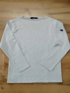 SAINT JAMES ホワイト　ウェッソン　長袖Tシャツ T1