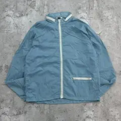 80 90s USA製　Sir Jac　ナイロンジャケット　M　ライトブルー古着