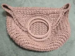 ZARA ベージュ かごバッグ