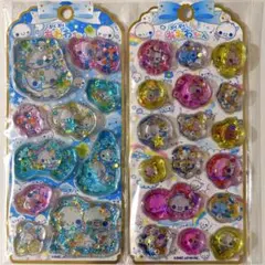 《国内正規品》ぷくぷくあわわちゃん　ウォーターインシール　2種類セット