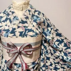 水色ぼかしに紫陽花 注染浴衣 多色 コーマ地 綿 - メルカリ