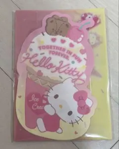 ハローキティ アイスクリームデザイン 封筒セット