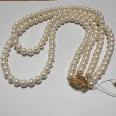 キスカパール2連ネックレス　55cm izumi pearl