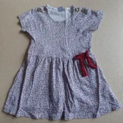 Petit Bateau プチバトー　花柄 半袖ワンピース 86cm