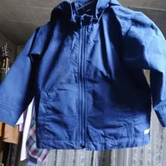 良品計画　無印　キッズ　パーカー　ネイビー　紺　90cm