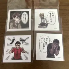 ハイキュー!! スクエアステッカーコレクション 谷地 美華 西谷 尾白