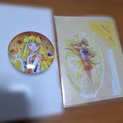 【未使用】美少女戦士セーラームーン　セーラーヴィーナス　缶バッチ　アクスタ