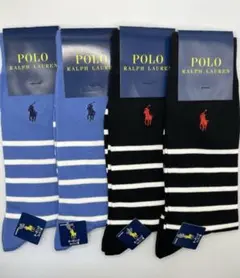 ★新品★ ポロ ラルフローレン メンズ ソックス 4足セット 25〜27cm ⑪