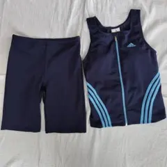 adidas スポーツ用水着 Mサイズ ネイビーのサムネイル