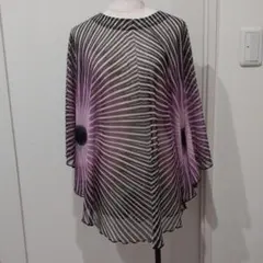 トップス ポンチョ風 レディース