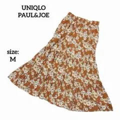 ユニクロ ポールアンドジョー コラボ ロングスカート フレア 花柄 総柄 春夏