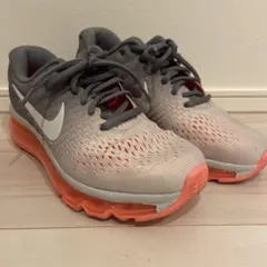 Nike ランニングシューズ グレー/オレンジ