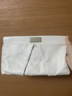 未使用　マークジェイコブス　クラッチバッグ　セカンドバッグ　レザー　ホワイト