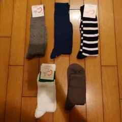 5点セット　CORGI　コーギ　ソックス　イギリス製 CORGI（コーギ） CORGI / コーギー ： 別注 Midium Plain Socks / 全5