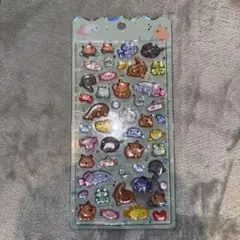 水族館限定 ボンボンドロップシール 淡水、水辺の生き物