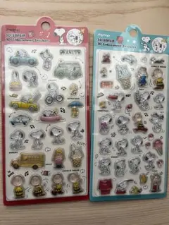 正規品　スヌーピー　3Dシール ボンボンドロップシール　2