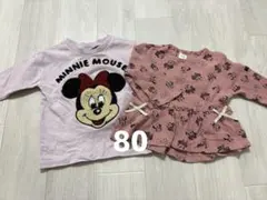 ミニーちゃんTシャツ 80