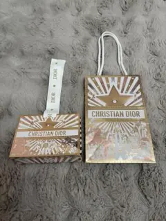 2025年！限定品！ギフトラッピング　ショッパー　ホリデークリスマスdio