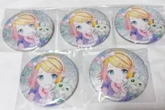 鏡音リン グリ缶 グリッター缶バッジ