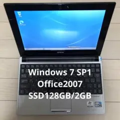 Windows 7 2GB SSD128GB Office2007 N550