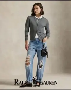 【未使用品】ポロラルフローレン定番大人気ウォッシャブルウールカーディガン