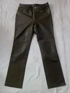 希少 OLD GAP ストレート レザーパンツ ギャップ ビンテージ 黒 山田蓮