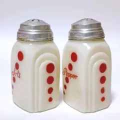 ①希少 1930s ジャネット ジェダイ ソルト＆ペッパーシェイカー 3本セット ①希少 1930s ジャネット ジェダイ ソルト＆ペッパーシェイカー 3本