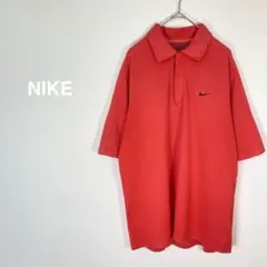 1295【NIKE GOLF】メンズ　半袖　ポロシャツ　ジップ　ゴルフ【M】のサムネイル