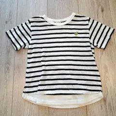 プティマイン　重ね着風ボーダーTシャツ