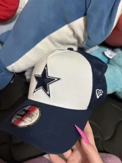 NEW ERA ダラス・カウボーイズ キャップ メッシュ ネイビー ホワイト