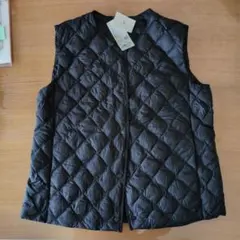 ユニクロ　ウォームパデットキルティングベスト　ブラック 　L 　未使用品