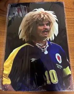 元コロンビア代表バルデラマ選手プレート