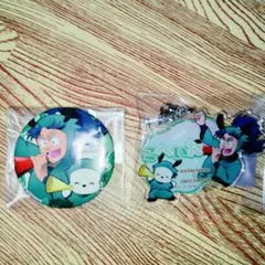 忍たま乱太郎　AMOカフェ 七松小平太　缶バッジ　おなまえキーホルダー　セット