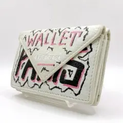 BALENCIAGA✨ペーパーミニウォレット グラフィティ 三つ折り財布 正規品