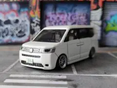 トミカ改造 ホンダ ステップワゴン air 限定アルミリム深リム ホットウィールのサムネイル