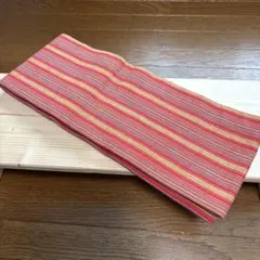 多色 ストライプ 半幅帯 半巾帯 小袋帯 浴衣 着物 和装 リメイク