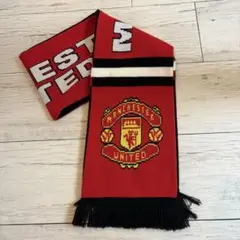 Manchester United マフラー レッド ブラック
