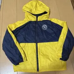 Abercrombieアバクロ黄色×紺色フード付き長袖130ロゴジャケット7/8のサムネイル