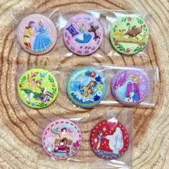 ディズニー刺繍缶バッジ